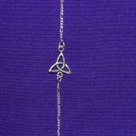 Trinity Symbol Silver Bracelet